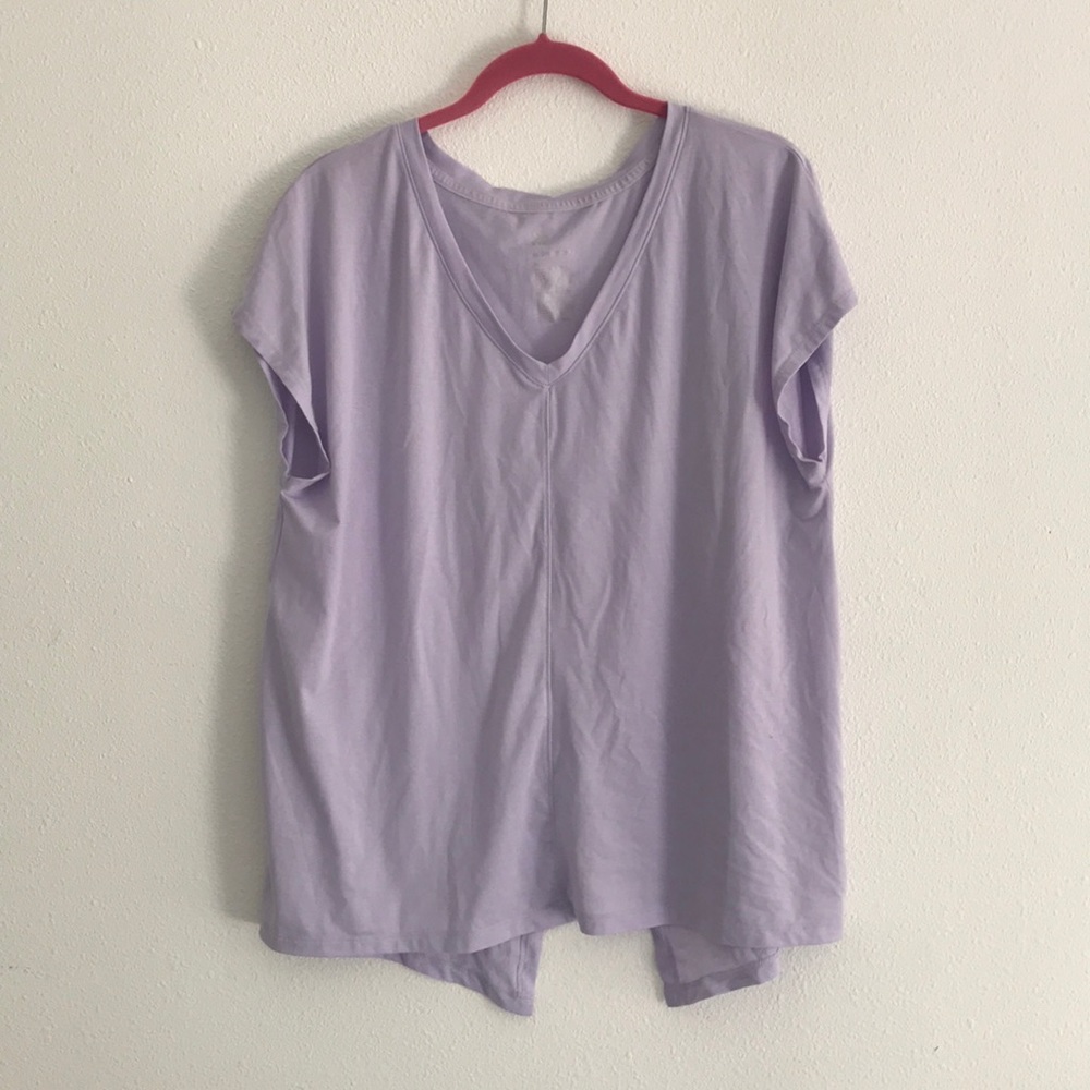 ❗️Purple All In Motion Tie-Knot Back Active Top❗️